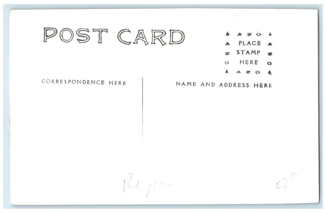 c1960's IC Depot Dow City Iowa Vintage Train Depot Station RPPC Photo Postcard
