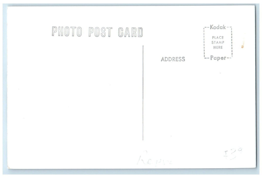 c1960's Iowa Central Depot Ackley Iowa Train Depot Station RPPC Photo Postcard