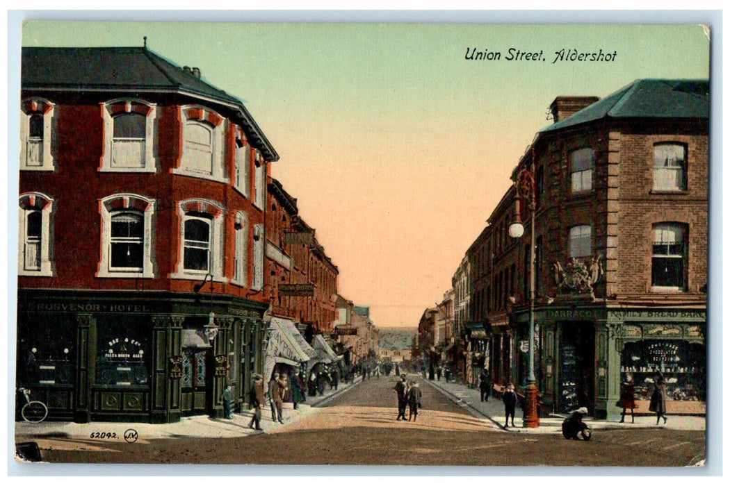 c1910 Union Street Aldershot Hampshire England Unposted Antique Postcard