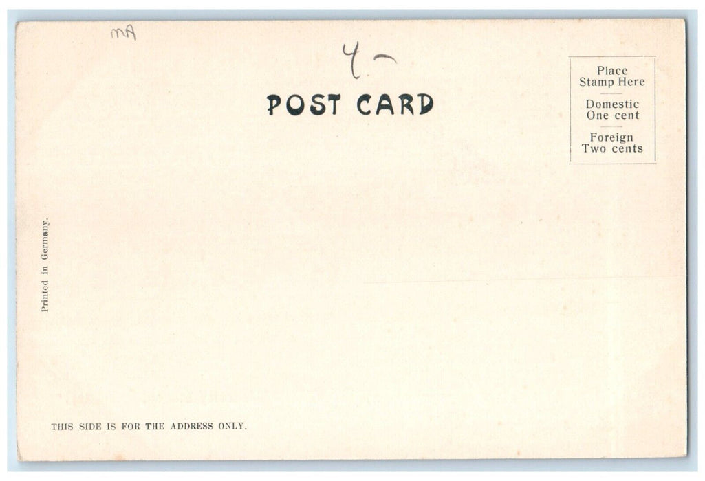 c1905 Exterior View Wellesley Station Wellesley Massachusetts Unposted Postcard