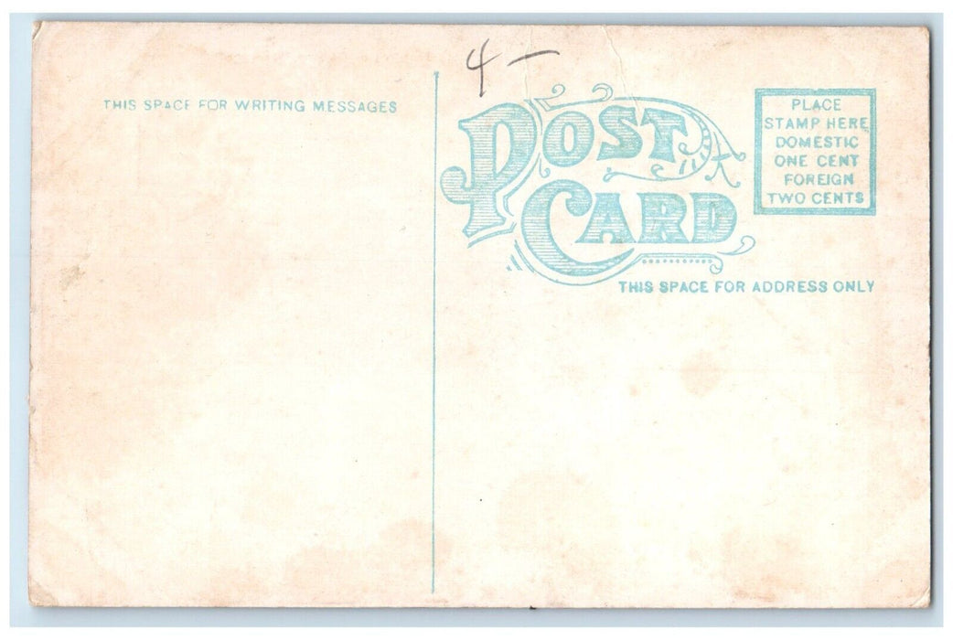 c1910 Boston Maine Railroad Station New Railroad Lynn Massachusetts MA Postcard