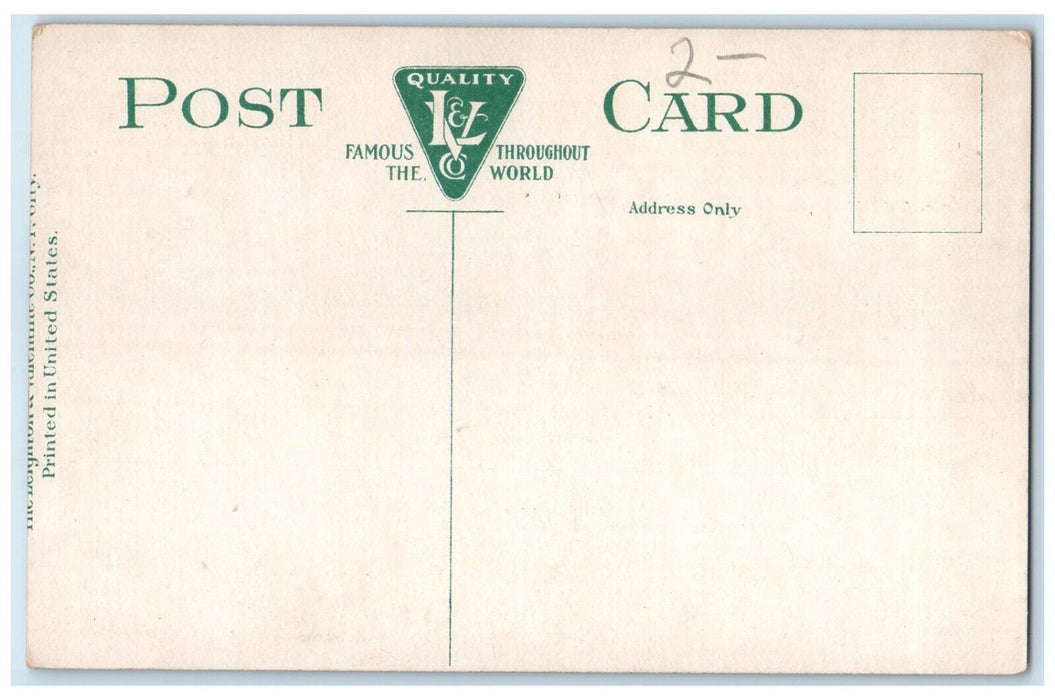 1910 Scenic View Speedway Back Bay Fens Boston Massachusetts MA Vintage Postcard