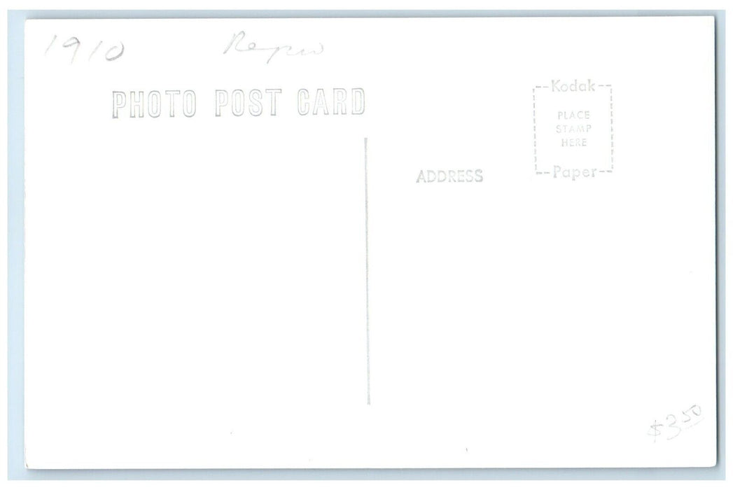 c1960's CB&Q Depot Creston Iowa Railroad Train Depot Station RPPC Photo Postcard