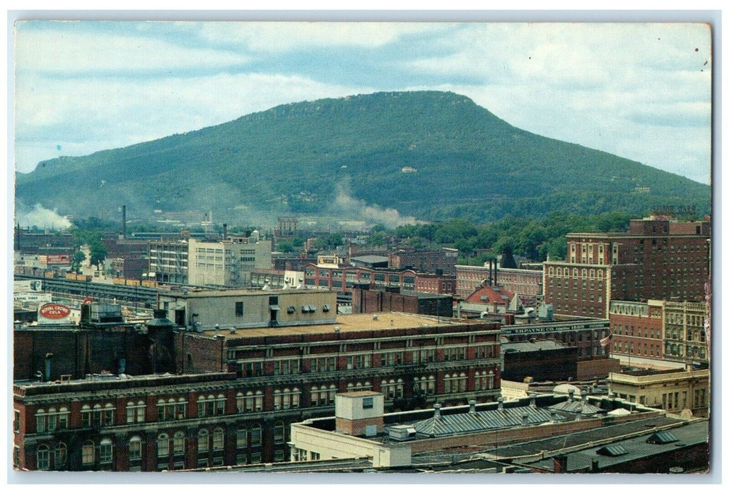 c1960 Aerial View Lookout Mountain Buildings Chattanooga Tennessee TN Postcard