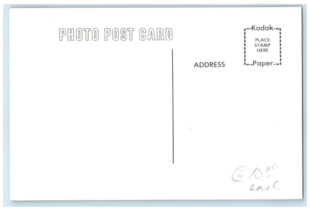 c1960's MILW Neola Iowa Vintage Railroad Train Depot Station RPPC Photo Postcard