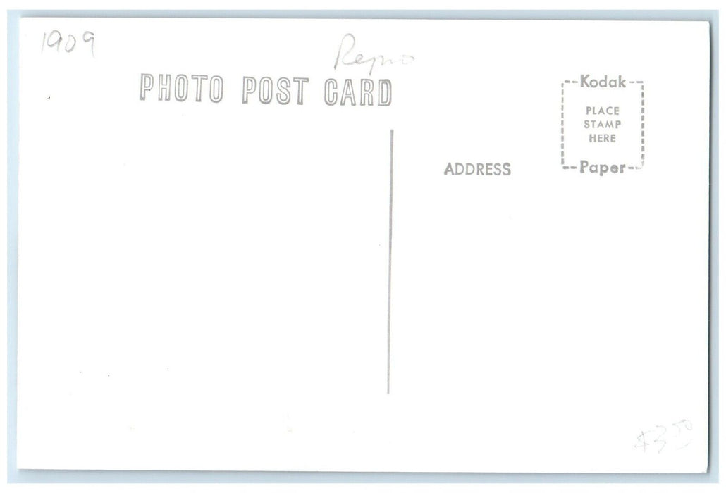 c1960 C&NW Danbury Iowa Railroad Vintage Train Depot Station RPPC Photo Postcard