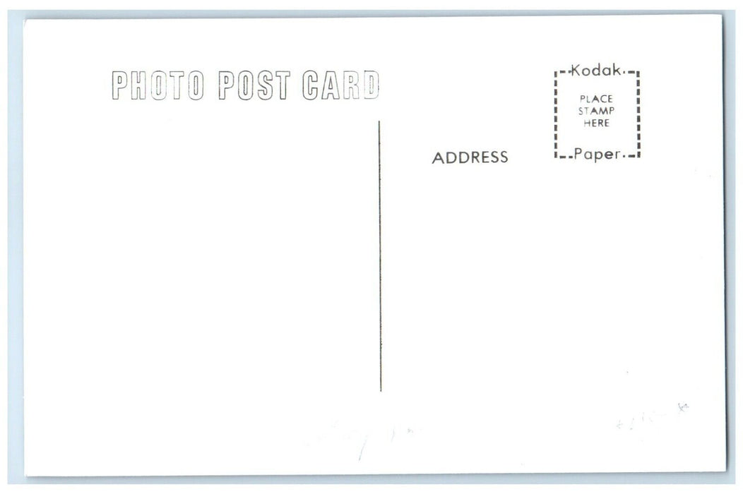 c1960 MILW Stone City Iowa IA Railroad Train Depot Station RPPC Photo Postcard