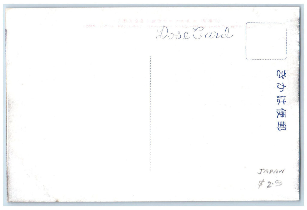 c1940's Full View of Amanohashidate and Nariai Cablecar Kyoto Japan Postcard