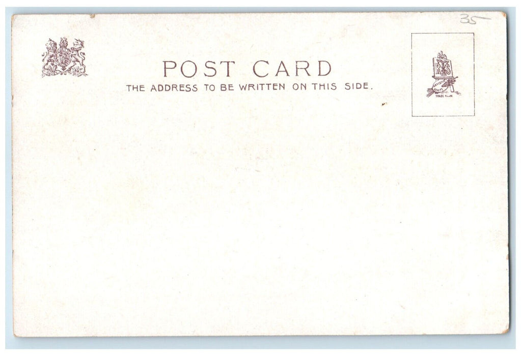 c1905 Valentine Token Of Love Flowers In Box Tuck's Unposted Antique Postcard