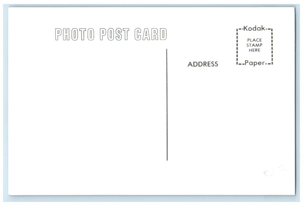 c1960 Parkersburg Iowa Railroad Vintage Train Depot Station RPPC Photo Postcard