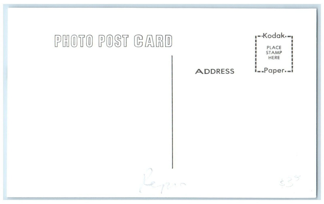 c1960's Mc Pherson Iowa Railroad Vintage Train Depot Station RPPC Photo Postcard