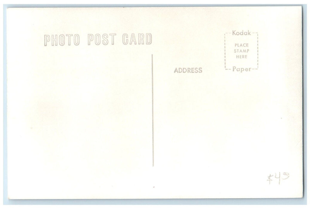 c1960's Wabash Moulton Iowa IA Railroad Train Depot Station RPPC Photo Postcard