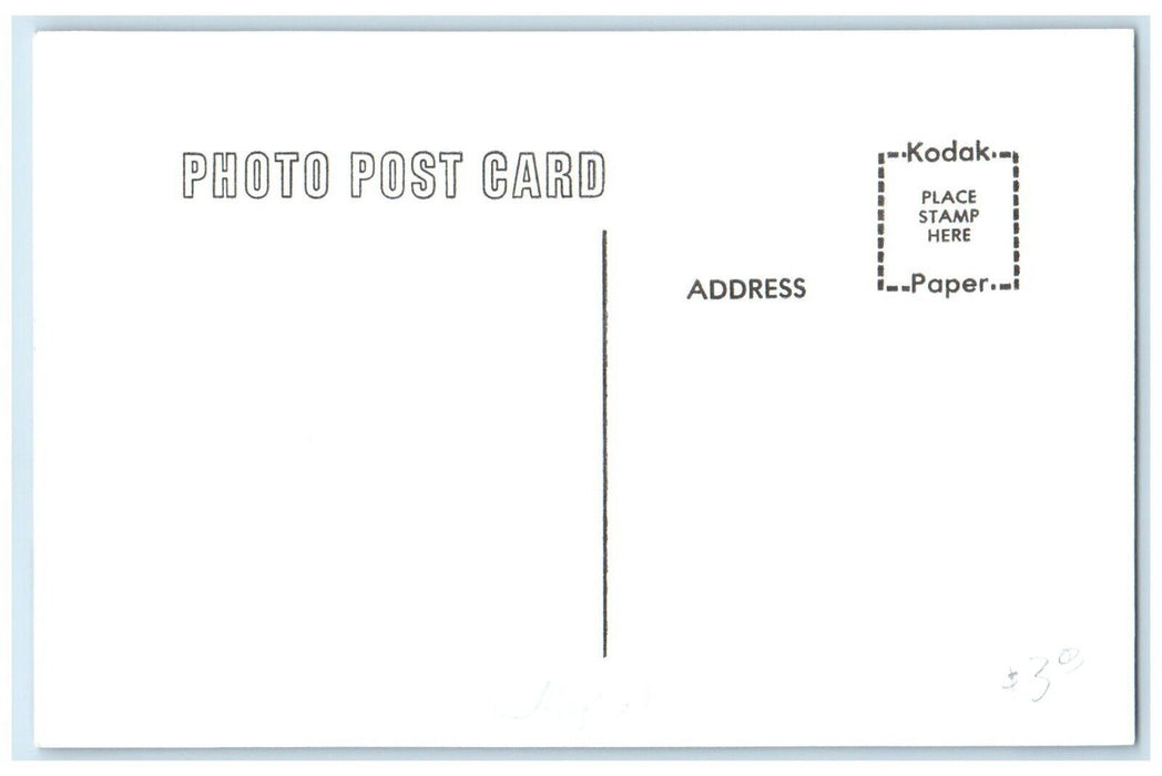 c1960's Crip Depot Nichols Iowa Railroad Train Depot Station RPPC Photo Postcard