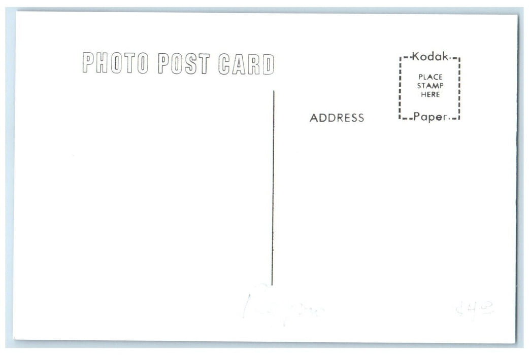 c1960 CBQ Depot Middletown Iowa Railroad Train Depot Station RPPC Photo Postcard
