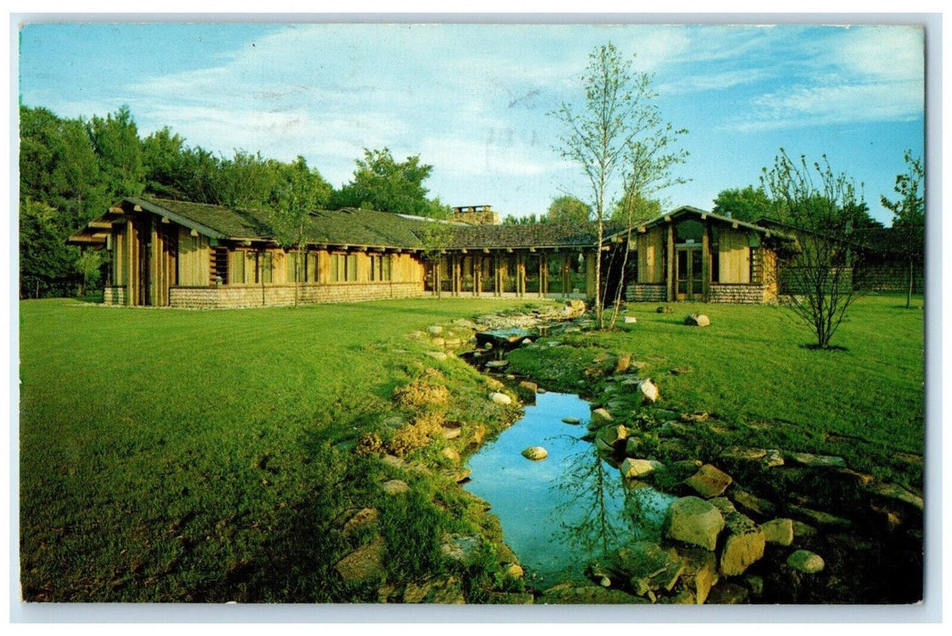 1971 View Of Plentywood Farm Cabin House Bensenville Illinois IL Posted Postcard