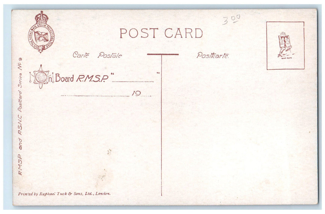 c1910 Buenos Aires Congress Palace Argentina RMSP Oilette Tuck Art Postcard