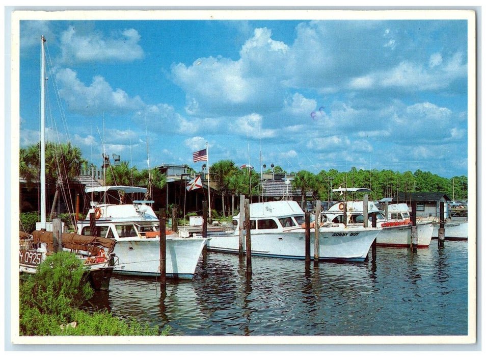 1983 Captain Anderson's Marina Ferry Yacht Panama City Beach Florida FL Postcard