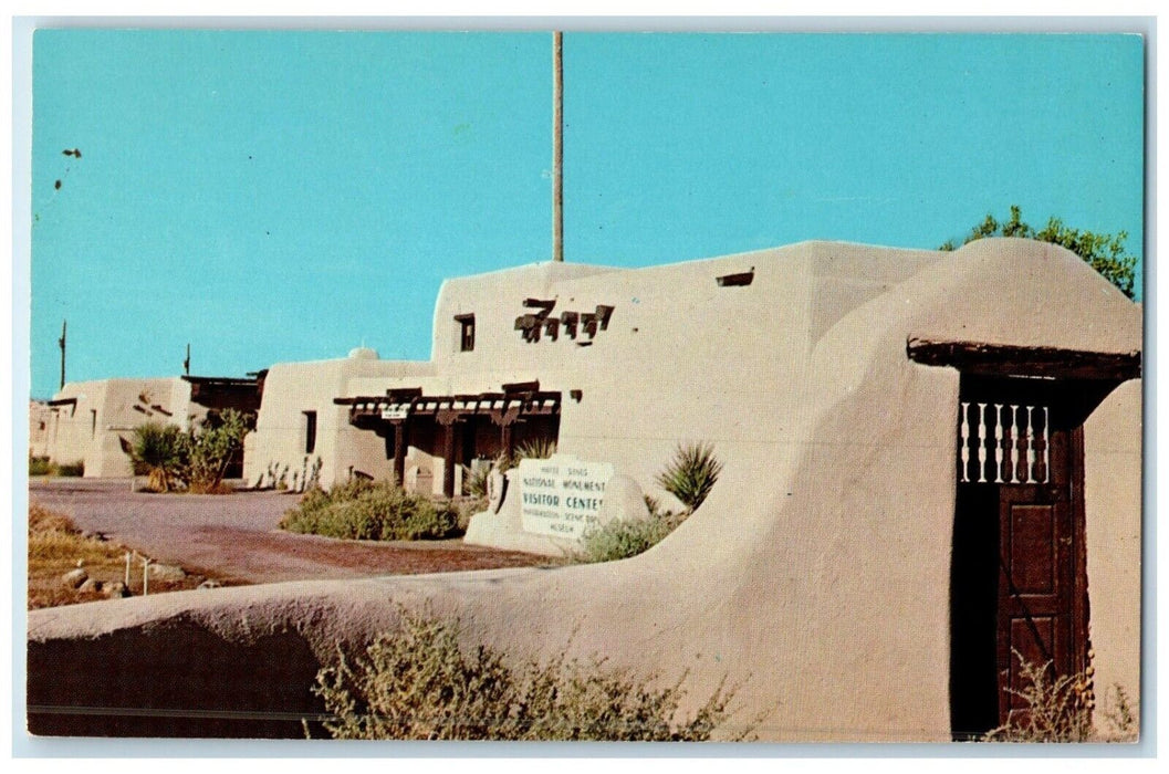 c1960 Administration Building Museum White Sands Monument New Mexico NM Postcard