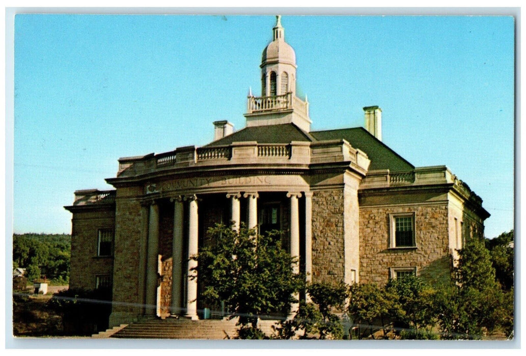 c1960 Community Building Adirondacks Champlain Ticonderoga New York NY Postcard