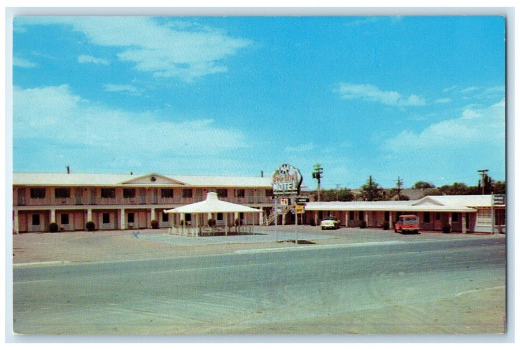 c1960 Exterior View Sea Shell Motel Building Holdbrook Arizona Unposted Postcard