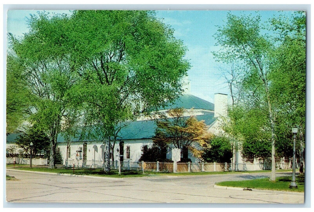 c1960 Guild Hall East Hampton Exterior Building Long Island New York NY Postcard