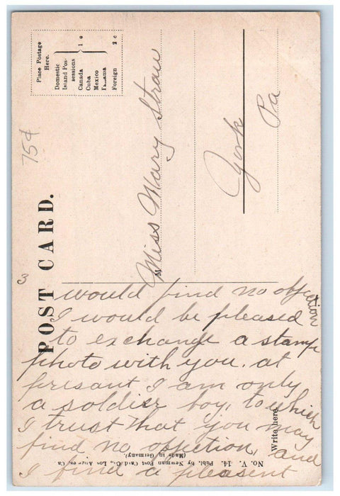 Oakland Public Library Building Horse Carriage Oakland California CA Postcard