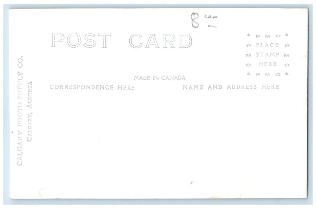 Harold Crowchild Barebuck Bucking Horse Alberta Canada RPPC Photo Postcard