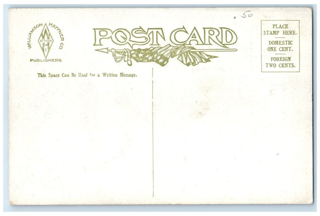 c1910 View Of Boulderado Hotel Building Boulder Colorado CO Antique Postcard