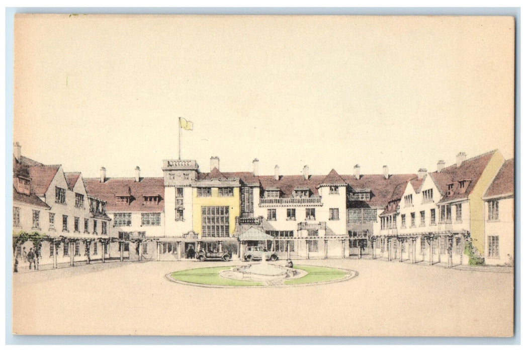 c1940's Turnberry Hotel L.M.S. Hotel London England Tuck Art Postcard