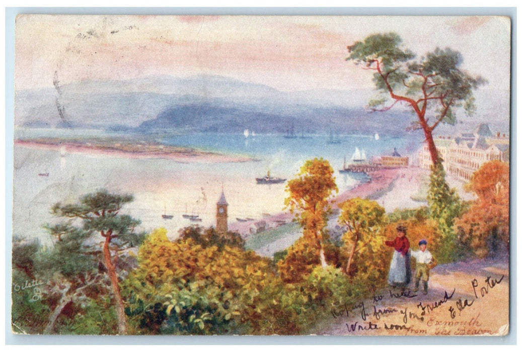 1906 Exmouth from the Beacon Western Australia Oilette Tuck Art Postcard