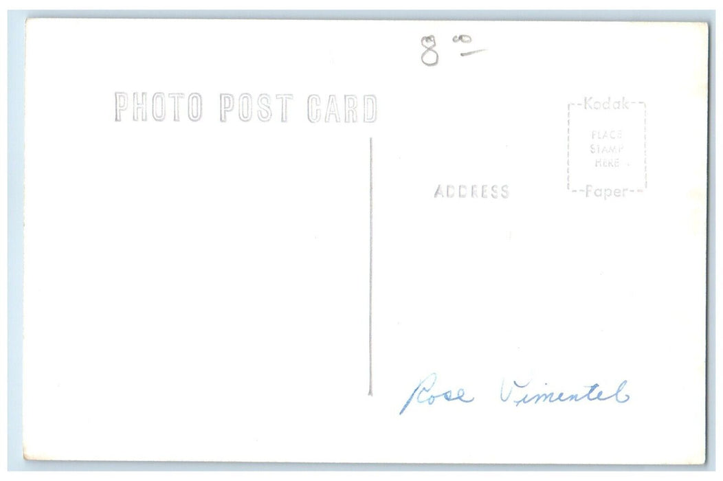 c1950's Lobby Bishop  National Bank Of Hawaii Honolulu HI RPPC Photo Postcard