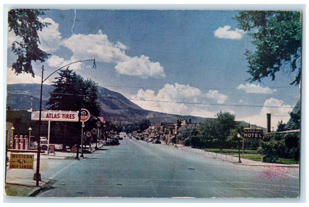 c1960 Gateway Scenic Wonderland Breaks Bryce Cedar City Utah UT Vintage Postcard