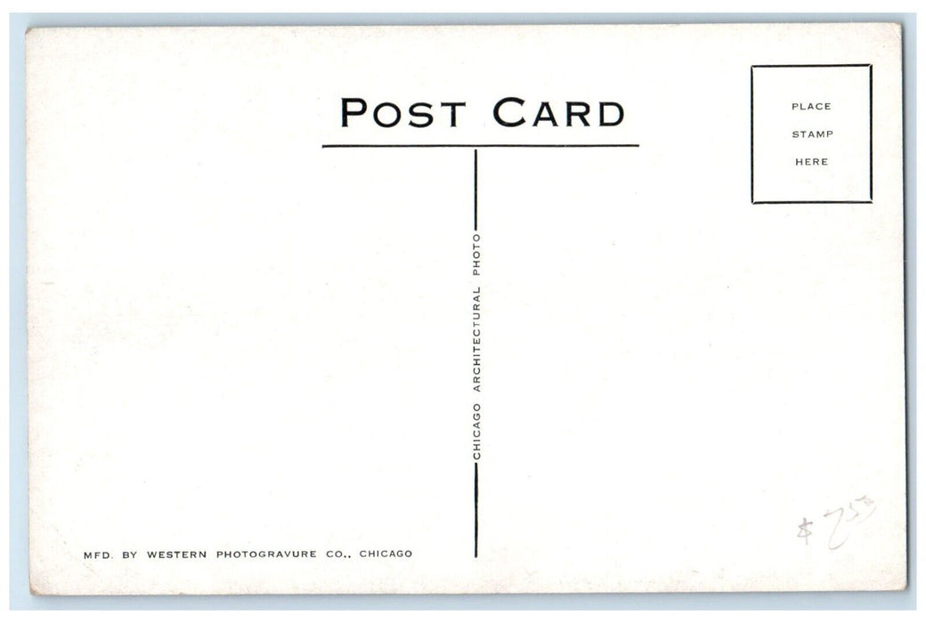 1933 Exterior View Sear Roebuck Building Chicago Worlds Fair Illinois Postcard
