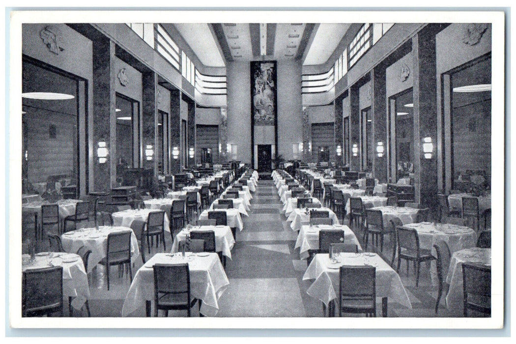 c1930's Ninth Floor Restaurant T Eaton Co. Limited Montreal Canada Postcard
