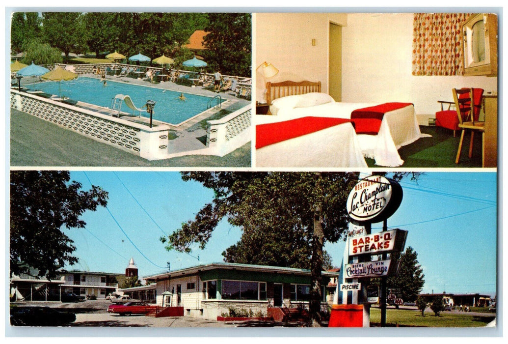 1969 Canadian Cuisine Venice and Quebec Canada Vintage Multiview Postcard