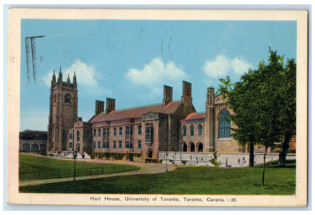 1941 Hart House University of Toronto Toronto Ontario Canada Postcard