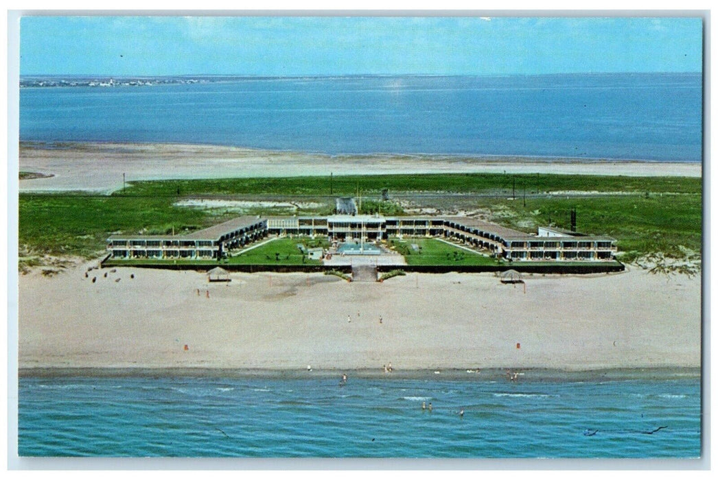 c1960 Sea Island Resort Hotel Marine Rider South Padre Island Texas TX Postcard