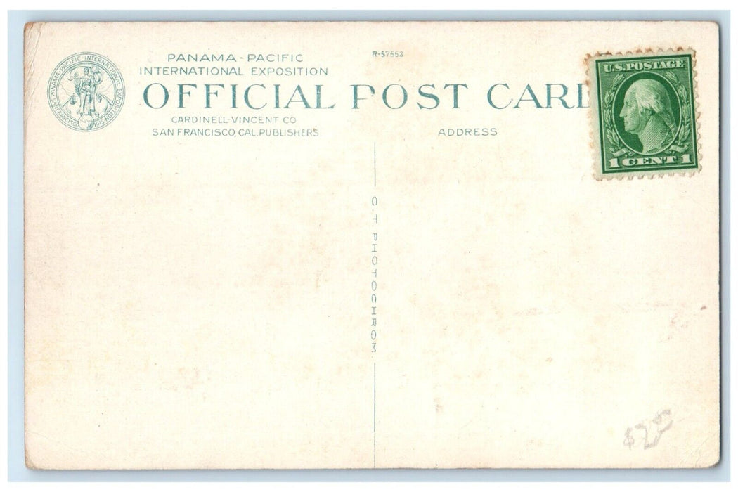 1915 Danish Pavilion Panama-Pacific Exposition San Francisco California Postcard