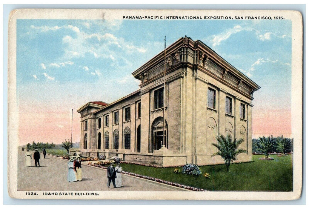 1915 Idaho State Building Panama Pacific Expo San Francisco California Postcard