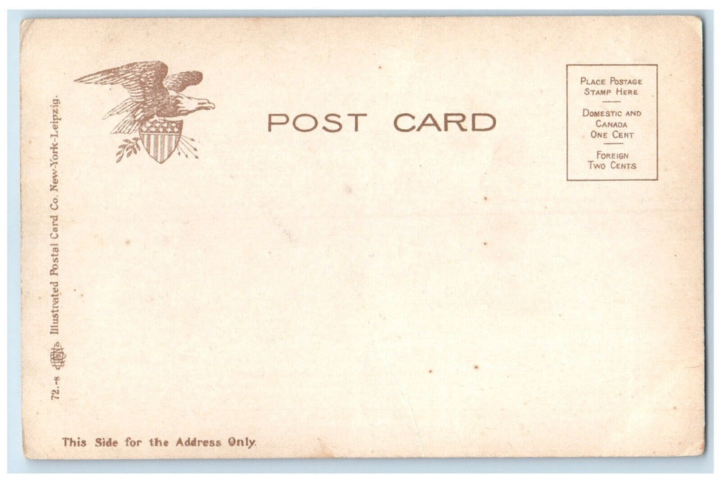 c1905 Steamer Ship Lake USS Indiana WWI Ship Vintage Antique Unposted Postcard
