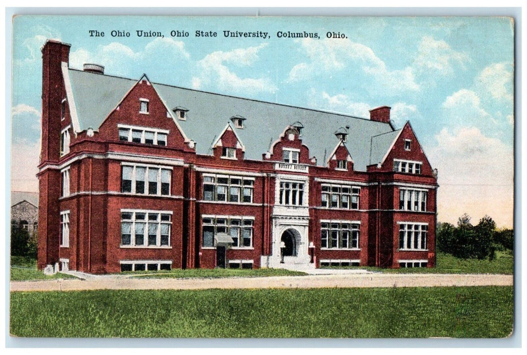 c1910 Ohio Union Ohio State University Exterior Building Columbus Ohio Postcard