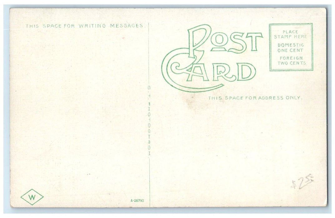 c1930's High School Building Dirt Road Nashua New Hampshire NH Vintage Postcard