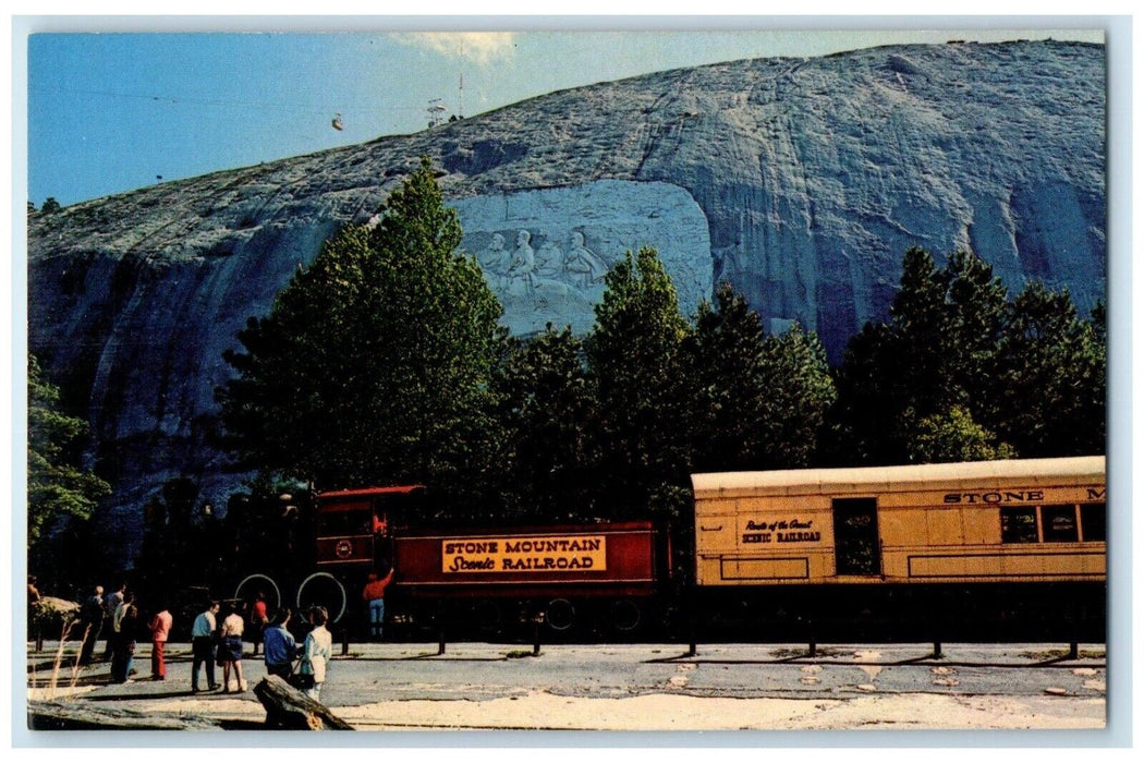 c1960 Scenic Railroad General II Texas Yonah Stone Mountain Georgia GA Postcard