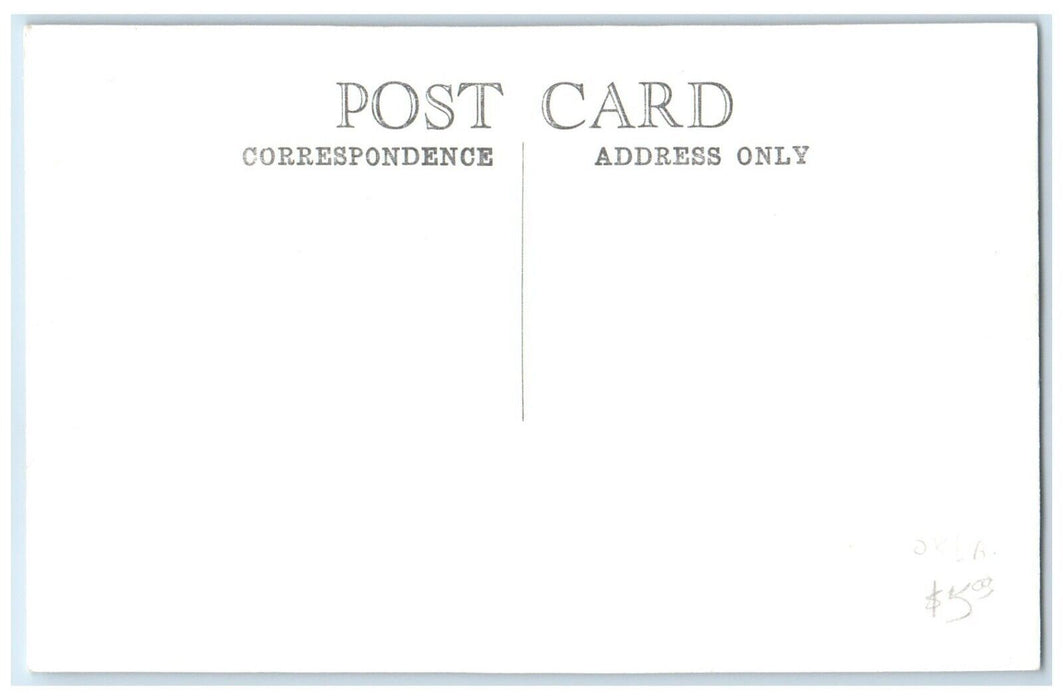 Buffalo At Kiowa Where Cherokee Strip Joints Kansas KS RPPC Photo Postcard