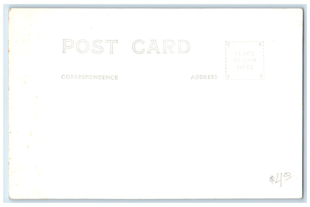 c1940's Summer View Of Turner Falls Oklahoma OK Waterfalls RPPC Photo Postcard