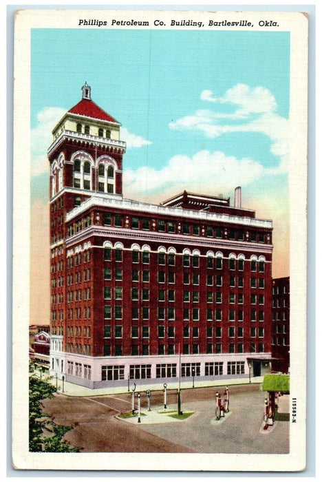 1952 Philips Petroleum Co. Building Exterior Bartlesville Oklahoma OK Postcard