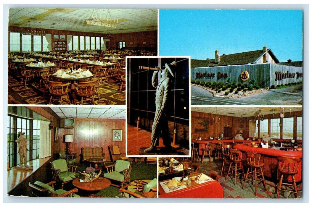 c1960's Mainer Inn Restaurant Wildwood Crest New Jersey NJ Multiview Postcard