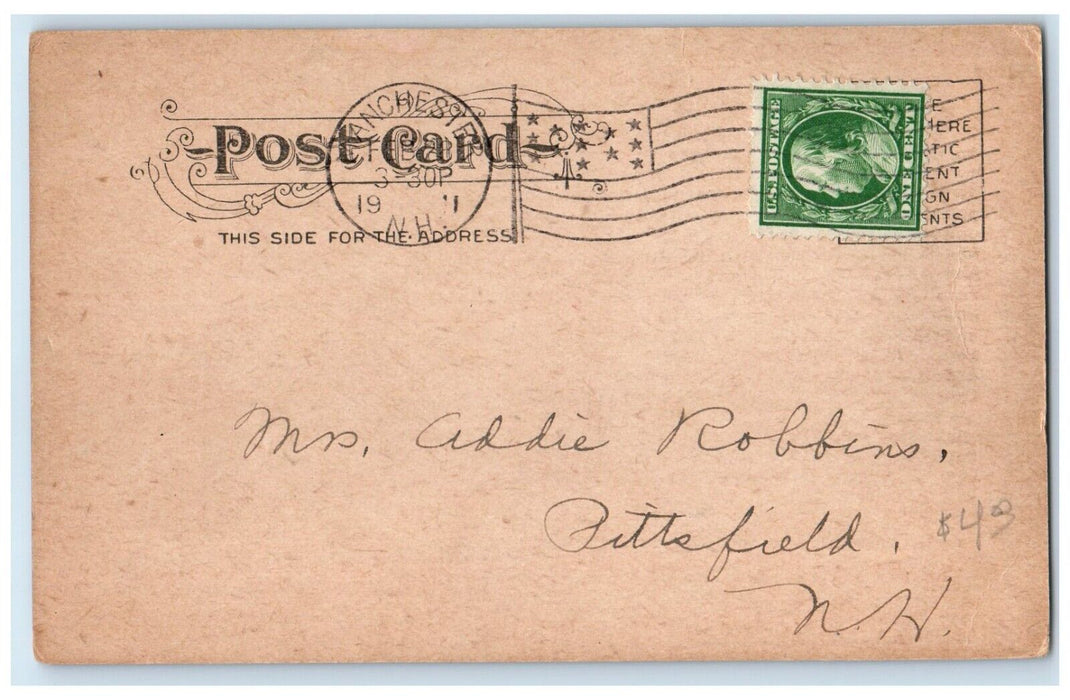 Memories Of Childhood James Scully Calendar Manchester New Hampshire NH Postcard