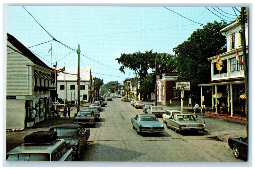 c1950's Water Street St. Andrews New Brunswick Canada Vintage Postcard