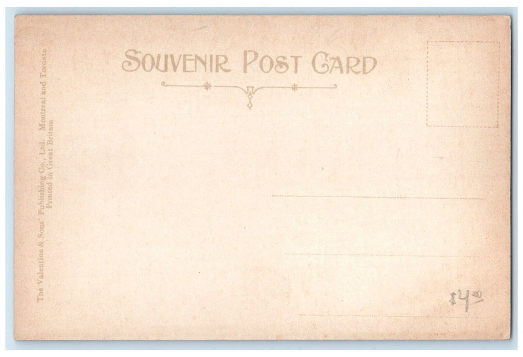 c1905 Government Street from Post Office Victoria BC Canada Postcard